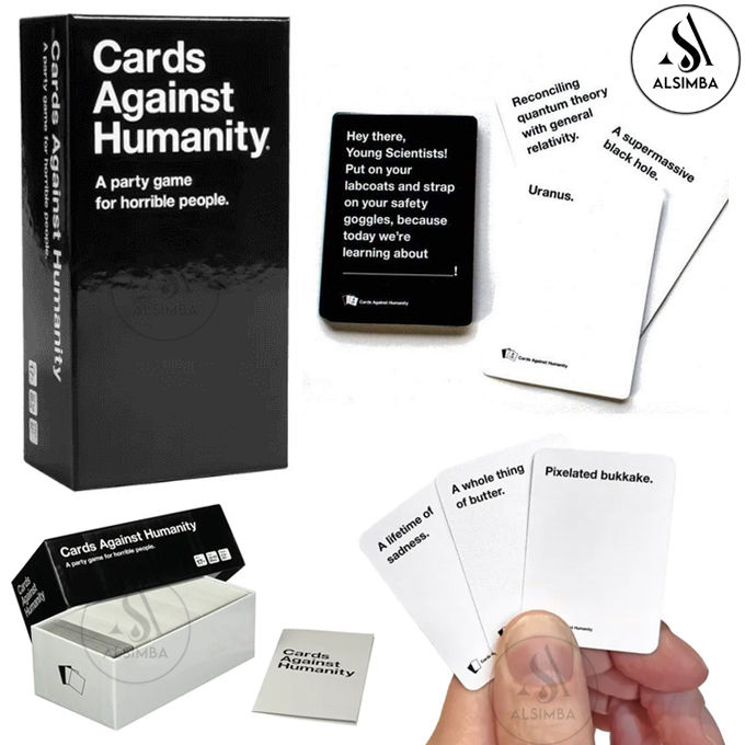 Cards Against Humanity UK Edition Cards Game - Family & Party Game for Horrible People - Creative Card Set for Christmas and New Year and Fun Gatherings - Black