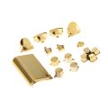 【In Stock Replacement Chrome Plated Joystick Buttons Touchpad for PS4 Controller. 