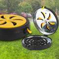 【ZOSR】Mosquito Coil Holder Hangable Insect Repeller Incense Burner Case Portable Mosquito Coil Rack for Outdoor. 