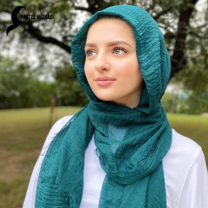 crinkle crimp hijab