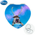 Disney Olaf And Sven Photos Pocket Mirror Frozen Funny Animals Heart Shaped Mini Hand Mirrors For Little Girls Strange DIY339. 