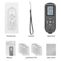 YIERYI HW-300S Coating Thickness Gauge 0-2000um Digital Car Paint Coating Thickness Tester LCD Backlight Display. 