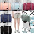 Foldable Travel Duffel Bag, Waterproof Lightweight Carry-on Bags, Suitable for Overnight, Holiday, Shopping, Weekends, Outing, Gym. 