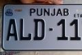 Number plate, license plate made with original chemicals for long-lasting colors. 