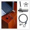 TARGUS  DEFCON Laptop Cable Lock  with built in lock slot- Made in Taiwan. 