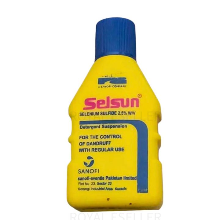 Selsun 2.5% Selenium Sulfide Shampoo for Dandruff (60 ML)