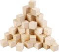 UK Bird Toys Wooden blockes for Arts and Crafts – DIY - 2 Inch Unfinished Natural Wood Blocks – 25 Pieces. 