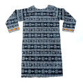 ZENZ Pakistani Traditional Sindhi Multicolor Threadwork Embroidered Stitched Shirt Kameez for Girls Women Cotton. 