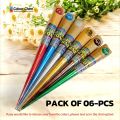 Colour Chem Official Fabric Gutta Cone The Best Artist's Choice Pack of 03/06/12/18/24 Pcs - Outliner Ideal for All Kind of Fabric Painting & Outlining. 