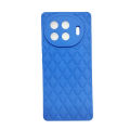 Tecno Spark 20 Pro Plus Back Cover  Rhombic Lambskin Pouch. 