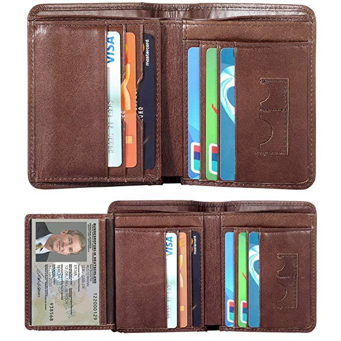 Chocolate Brown Leather Wallet For Men