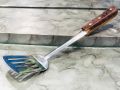 Palta Frying Spoon  Stainless Steel Rice Palta with Wooden Handle Cooking Spoon Palta Lifter. 