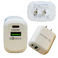 20W DUal port Charger with Inteligent Fast Charging. 