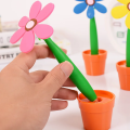 1pcs Stationery Cute Kawaii Potted Plants Sunflower Ballpoint Pen Office School Supply Novel Creative Gift Funny. 