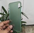 Ultra Slim Fit Matte Back Cover for iPhone X XS with Full Camera Protection. 