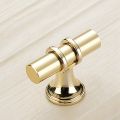 8 Packs Gold Cabinet Knobs Drawer Knobs Euro T Bar Cabinet Handles Modern Knobs for Cabinets and Drawers. 