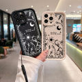 Moon S98 4G 58 A72 A55 A53 A54 A38 AOPPO A5 A7 A16 A17 A74 A76 A78 A94 A5G Phone Case with Hand Strap Deluxe Fresh tar Phone Case. 