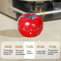 Xieniro Tomato Shaped Kitchen Timer Tomato Kitchen Timer Alarm Clock 1-60 Minutes Countdown Mechanical Reminder Stylish Tomato Timer. 