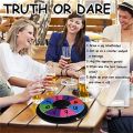 W3DD New Writable Round Shape DIY Color Tabletop Roulette Wheel of Fortune for Party Spinning Prize Wheel Double-Sided. 