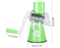 3-in-1 Drum Slicer & Shredder: Multi-Purpose Vegetable Cutter and Cheese Grater. 