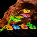 MeterMall Frog Lures Artificial Soft Bait 5g 4.3cm Realistic Frog Fishing Lures Fishing Tackle For Freshwater Saltwater. 