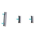 3Pcs Power Switch on/off  Volume Side Buttons Part for Samsung Galaxy S8/S8P(Silver  and Black). 