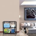 Metal 3 Layer Foldable Kitchen Trolley,kitchen organiser / foldable trolley for kitchen or rooms. 