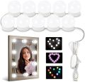 Vanity Mirror Lights LED BULB for Makeup Mirror Stand (10 Bulbs in 3 Lights Mode). 