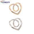 2 Pcs Stylish Scarf Buckles with Faux Pearl Decor Perfect Shirt Knot Fixer for Waist Tighting Trendy Clothing Accessory for Southeast Asian Buyers. 
