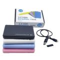 Durable External Case HDD | USB 2.0 Enclosure hard disk | SATA 2.5 inch HDD | USB 2.0 External Hard Drive Metal Cover | High Quality Case | High Speed Data Transfer | Slim and Compact Design. 