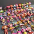 Original 8-10cm Lalaloopsy Little Sister Multi-style Dolls PVC Girls' Holiday Gift Collection Toys Pizazzazz. 