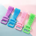 Silicone Soft Bath Towel Strong Back Rubbing Body Massage Shower Extended Scrubber Skin Clean. 