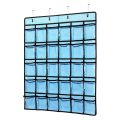 Pocket Chart for Calculator Holder, 30 Pocket Charts for Classroom 33.5 x 24.5 Inch Hang Cell Phone Organizer. 