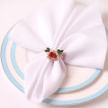 2023 Xmas theme Xmas Napkin Ring Ornamental Metal napkin holder Festive design Napkin Buckle Napkin buckle Table decor Metal Napkin Holder for Holiday parties Christmas dinners Home decoration. 