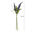 Purple Flower Bouquet Realistic White Silk Simulated Flowers Plastic Pink Artificial Flowers for Wedding Decoration Home Setting Table Decoration Gift Office Decor. 