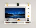 Wall Mount Unit/TV Stand/LCD Cabinet/ Entertainment Unit/Set Top Box Stand (White) (Ideal for 43 Inch)(D.I.Y). 