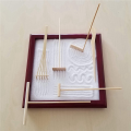 12X Mini Japanese Zen Garden Rake Bamboo Tool Set, Wooden Sandbox Sand Play Therapy Kit. 