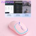 Amamia Optical Mouse Type-C Charging 2.4G Wireless Bluetooth-compatible Mice with USB Receiver. 