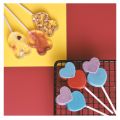 Round Heart Silicone lollipop mold Flower candy chocolate molds cake decorating form bake bakeware tool bear lolipops cake molds. 