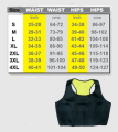 Hot Shaper Bra Neoprene Sports Bra - Yellow & Black. 