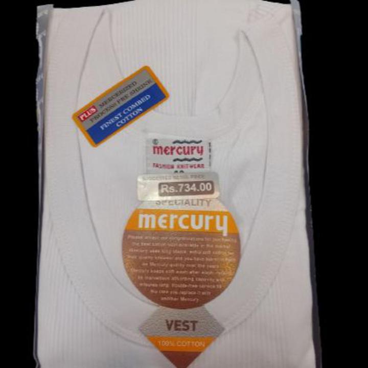Mercury Vest For Men Sleeves Vest Pure Cotton 100% Original - Mercury Banyan