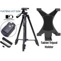 VCT-5208 3 In 1 Tripod Stand With Bluetooth Shutter & Tablet Tripod Holder. 