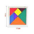 New Children Mental Development Tangram Wooden Jigsaw Puzzle Educational Toys For Kids. 
