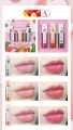 Dragon Ranee 3Pcs/Set Natural Fruit Moisturizing Long Lasting Nourishing Lip Oil Reduces Fine Lines and Relieves Dryness Lip OIL 1.8g x 3  ( A ) DR63A. 