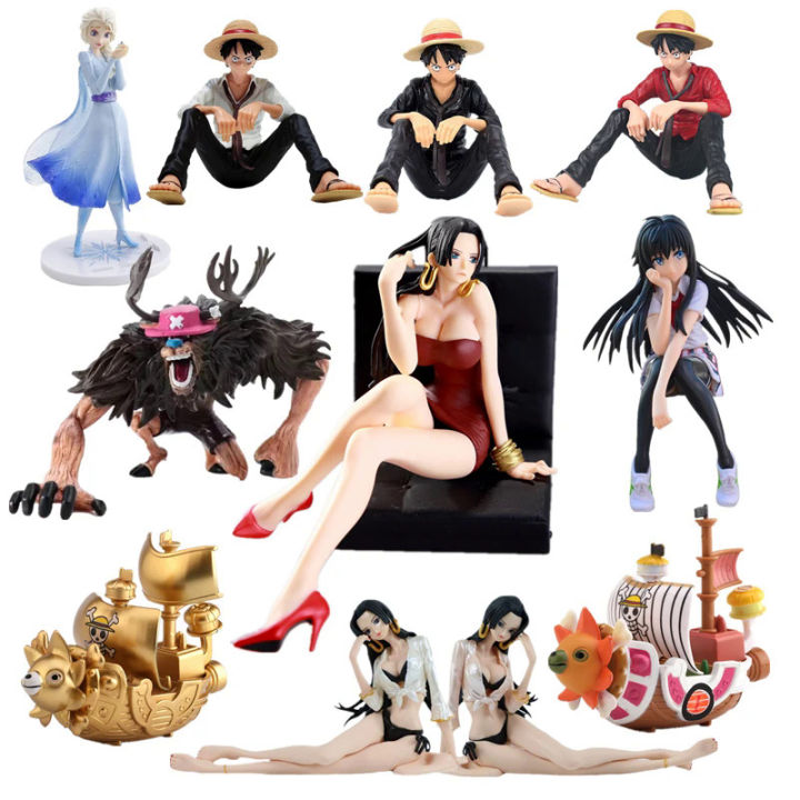 One Piece Anime Characters Luffy, Chopper, Hancock, Snake Princess, Comics PVC Action Figure Series Model Toys Christmas Gift