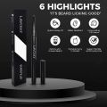 LAVOSSY Beard Pen Filler - BLACK - Long Lasting and Easy to Use Beard Pen with blending brush results in a sleek & natural look, Water/Sweat Proof beard filler - BLACK. 