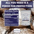Kosher Sea Salt, Fine Grain Kosher Salt, Replacement for Table Salt, Non-Iodized, All-Natural, No Additives (14 oz Bag) - Sea Salt Superstore. 