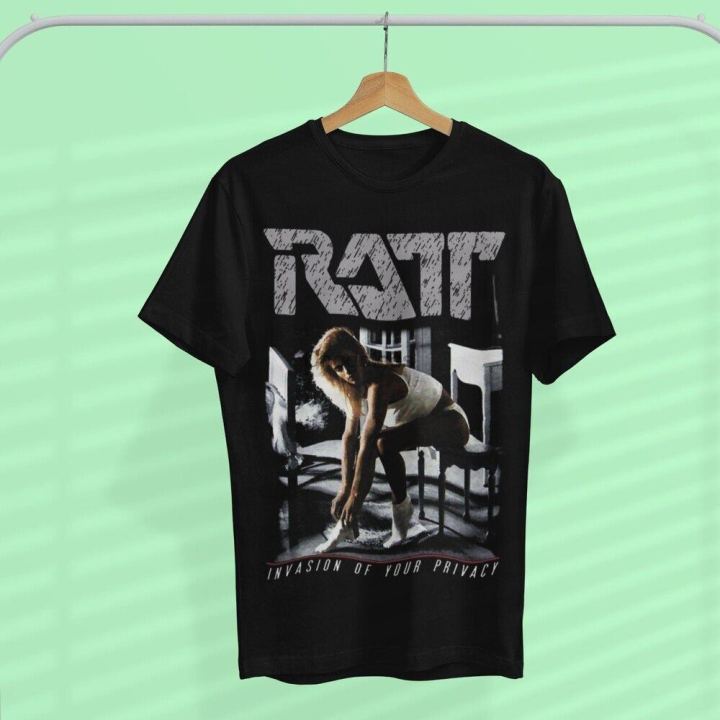 【ETOP】Ratt Tshirt Ratt Invasion Of Your Privacy Tshirt Ratt Shirt Heavy Metal Hard Rock Ratt Sweatshirt Ratt Womenamp S Ratt