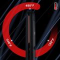 Tornado Hair Straightener and Curler 2 in 1 Ceramic Flat Iron with 6 Heat Settings Adjustable Temperature and Heats Up Fast. 