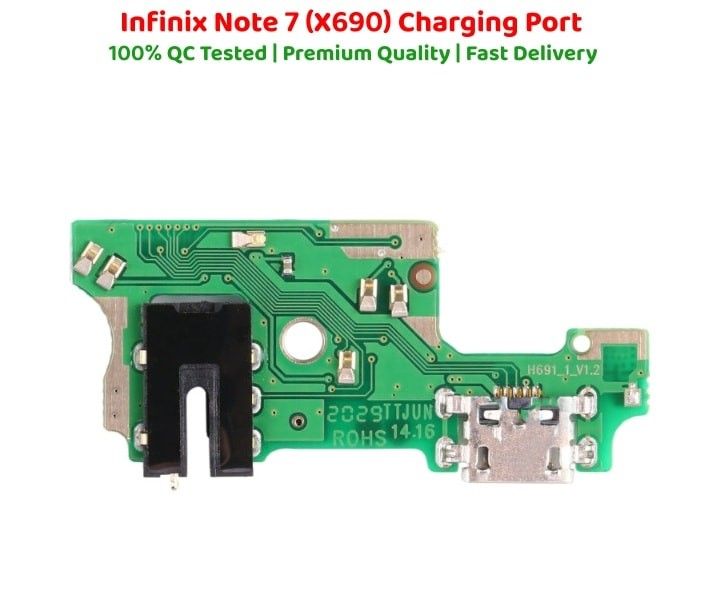 Infinix Note 7 X690 Charging For Charging Port Connector Replacement Spare Parts For Infinix Note 7 X690
